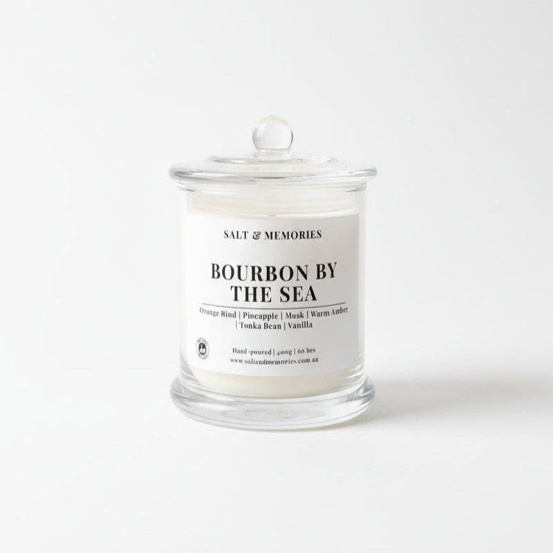 Bourbon By The Sea Candle 350g | Luxury Coco Soy | Australia