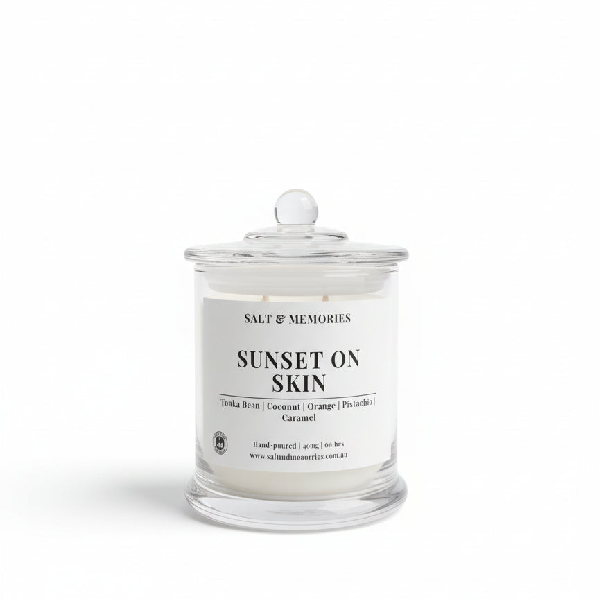 Sunset On Skin Candle – Coconut, Caramel & Vanilla 350g | Australia