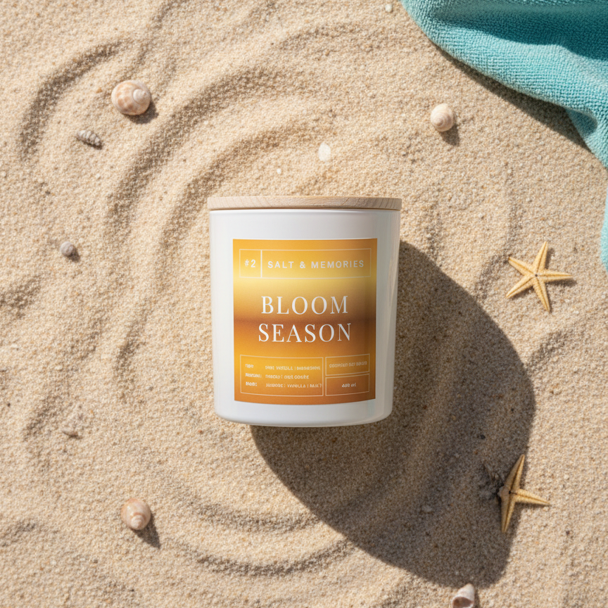 Bloom Season Candle – Sweet Floral, Grape & Jasmine 400g | Luxury Coco Soy, Australia
