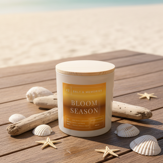 Bloom Season Candle – Sweet Floral, Grape & Jasmine 400g | Luxury Coco Soy, Australia