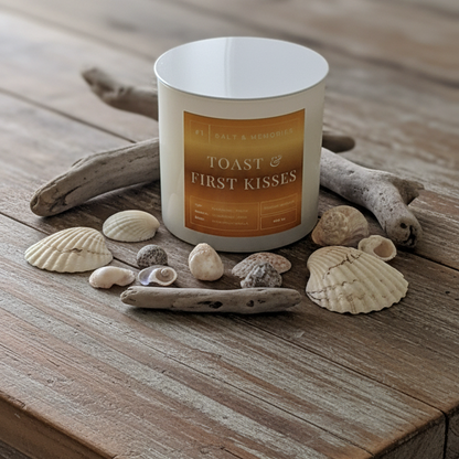 Toast & First Kiss Candle – Berries, Champagne & Vanilla 350g | Luxury Coco Soy, Australia