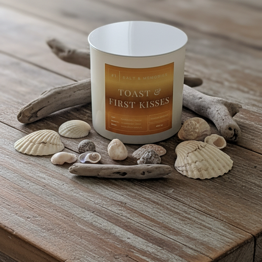 Toast & First Kiss Candle – Berries, Champagne & Vanilla 350g | Luxury Coco Soy, Australia