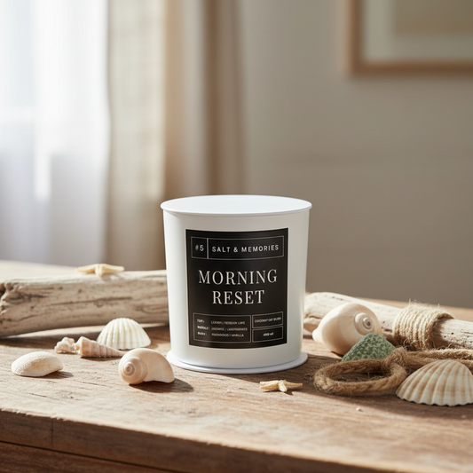 Morning Reset Candle – Crisp Citrus & Floral 400g | Luxury Coco Soy, Australia